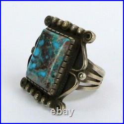 No. 20 Calvin Martinez Bizbee Ring Turquoise Sterling silver Indian jewelry