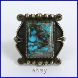No. 20 Calvin Martinez Bizbee Ring Turquoise Sterling silver Indian jewelry