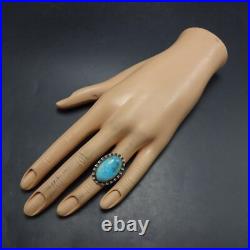 Old VINTAGE 1960s 1970s ROBINS EGG BLUE TURQUOISE Sterling Silver RING size 5 Old VINTAGE 1960s 1970s ROBINS EGG BLUE TURQUOISE Sterling Silver RING size 5