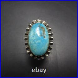 Old VINTAGE 1960s 1970s ROBINS EGG BLUE TURQUOISE Sterling Silver RING size 5 Old VINTAGE 1960s 1970s ROBINS EGG BLUE TURQUOISE Sterling Silver RING size 5