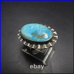 Old VINTAGE 1960s 1970s ROBINS EGG BLUE TURQUOISE Sterling Silver RING size 5 Old VINTAGE 1960s 1970s ROBINS EGG BLUE TURQUOISE Sterling Silver RING size 5