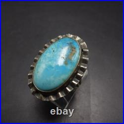 Old VINTAGE 1960s 1970s ROBINS EGG BLUE TURQUOISE Sterling Silver RING size 5 Old VINTAGE 1960s 1970s ROBINS EGG BLUE TURQUOISE Sterling Silver RING size 5