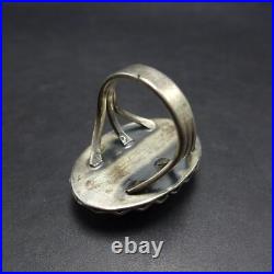 Old VINTAGE 1960s 1970s ROBINS EGG BLUE TURQUOISE Sterling Silver RING size 5 Old VINTAGE 1960s 1970s ROBINS EGG BLUE TURQUOISE Sterling Silver RING size 5