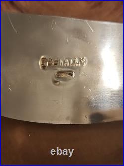 P. BENALLY Sterling Signed Navajo Indian Southwestern Silver Cuff with Turquoise