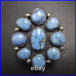 RANDALL ENDITO Navajo GOLDEN HILLS TURQUOISE CLUSTER Sterling Silver RING size 7 RANDALL ENDITO Navajo GOLDEN HILLS TURQUOISE CLUSTER Sterling Silver RING size 7
