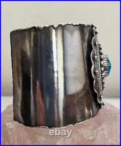 Rabat Jewelry Turquoise Cuff Sterling Silver /pewter Gipsy Hearts Collection