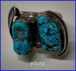 Ring, Turquoise, Sterling Silver, Navajo, 8 1/2