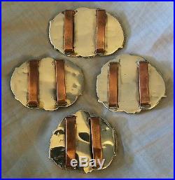 Roy Buck Navajo Sterling Silver & Turquoise Belt Buckle & Concho 10 Piece Set