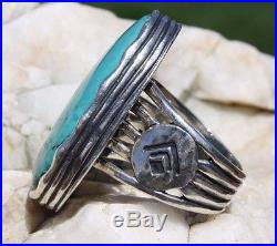 SilpadaTumbled Turquoise Sterling Silver & Turquois Statement Ring Sz. 7R2017