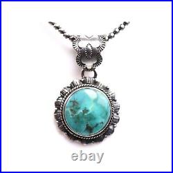 Southwestern Royston Turquoise Pendant Sterling Silver One of a Kind Jewelry