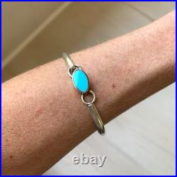 Sterling Silver 925 Mexico Bracelet With Turquoise Stone-Statement Jewelry Sterling Silver 925 Mexico Bracelet With Turquoise Stone-Statement Jewelry