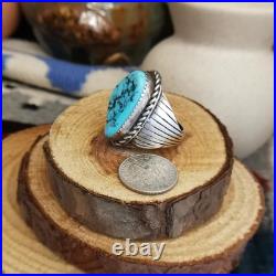 Sterling Silver Kingman Turquoise Ring Size 7.25 Sterling Silver Kingman Turquoise Ring Size 7.25