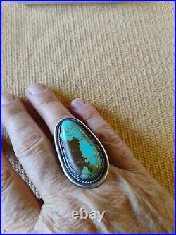 Sterling Silver Red Skin Turquoise Ring Size 11/31 Grams. Signed Chimney Butte Sterling Silver Red Skin Turquoise Ring Size 11/31 Grams. Signed Chimney Butte