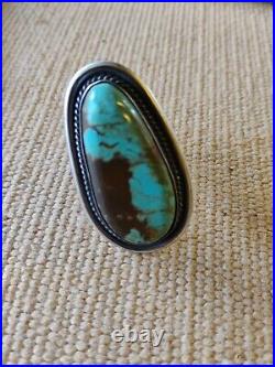 Sterling Silver Red Skin Turquoise Ring Size 11/31 Grams. Signed Chimney Butte Sterling Silver Red Skin Turquoise Ring Size 11/31 Grams. Signed Chimney Butte