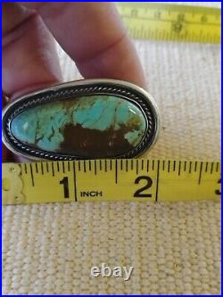 Sterling Silver Red Skin Turquoise Ring Size 11/31 Grams. Signed Chimney Butte Sterling Silver Red Skin Turquoise Ring Size 11/31 Grams. Signed Chimney Butte