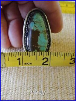 Sterling Silver Red Skin Turquoise Ring Size 11/31 Grams. Signed Chimney Butte Sterling Silver Red Skin Turquoise Ring Size 11/31 Grams. Signed Chimney Butte
