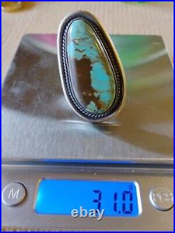 Sterling Silver Red Skin Turquoise Ring Size 11/31 Grams. Signed Chimney Butte Sterling Silver Red Skin Turquoise Ring Size 11/31 Grams. Signed Chimney Butte