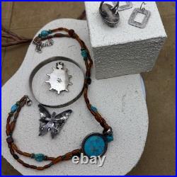 Sterling Silver Sedona Lot Turquoise and Boho Southwest Vibe Sterling Silver Sedona Lot Turquoise and Boho Southwest Vibe