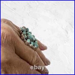 Sterling Silver Turquoise Heart Ring & Matching Earrings Size 8 Adjustable New Sterling Silver Turquoise Heart Ring & Matching Earrings Size 8 Adjustable New