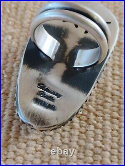 Sterling Silver Turquoise Ring Size 8.5 /28.2 Grams. Signed Chimney Butte Sterling Silver Turquoise Ring Size 8.5 /28.2 Grams. Signed Chimney Butte