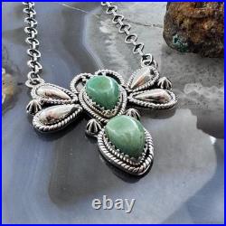 Sterling Southwestern Style Teardrop Turquoise Dragonfly 18 Necklace For Women Sterling Southwestern Style Teardrop Turquoise Dragonfly 18 Necklace For Women