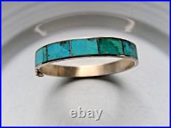 Sterling silver turquoise cuff bracelet jewelry
