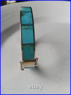 Sterling silver turquoise cuff bracelet jewelry
