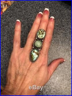 Sterling silver turquoise ring size 6