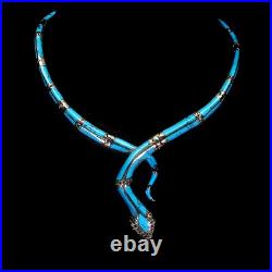 Summer 925 Silver Necklace Turquoise Stabilized Ruby Cobra Gemstone Jewelry 17 Summer 925 Silver Necklace Turquoise Stabilized Ruby Cobra Gemstone Jewelry 17