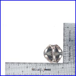 Sz10.2 Lloyd Oliver Navajo code talker high grade turquoise sterling silver ring