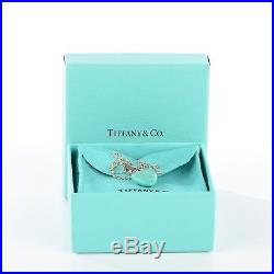 TIFFANY & CO Sterling Silver Turquoise Heart Necklace 152969
