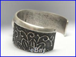Tufa Cast Butterfly Blue Turquoise Sterling Silver signed cuff bracelet 85 grams
