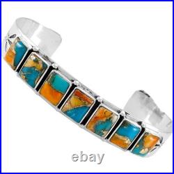 Turquoise Bracelet Sterling Silver Gemstone Cuff Jewelry for Women