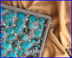 Turquoise Gemstone 925 Sterling Silver Plated Fancy Wholesale Pendants JEWELRY