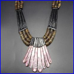 Turquoise Heishi Shell NECKLACE by KEWA Santo Domingo Artist TOREVIA CRESPIN