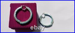 Turquoise Hoop Earring Sterling Silver turquoise Jewelry Birthstone Earrings