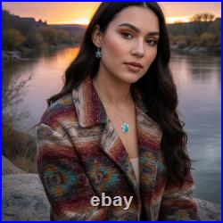 Turquoise Jewelry Horny Toad Necklace Sterling Silver Jewelry Native American