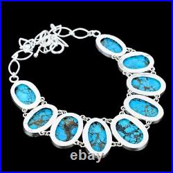 Turquoise Necklace 925 Sterling Silver Necklace SIlver Women Jewelry Necklace