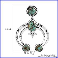 Turquoise Oval 925 Sterling Silver Dangle Drop Earrings Jewelry Gifts Ct 4.63 Turquoise Oval 925 Sterling Silver Dangle Drop Earrings Jewelry Gifts Ct 4.63