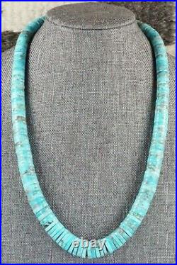 Turquoise & Sterling Silver Necklace Lupe Lovato