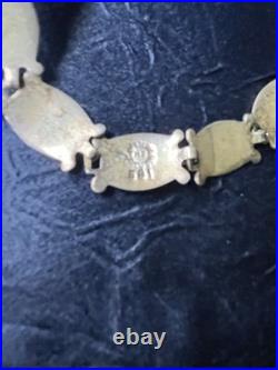 VTG Taxco 950 Sterling Silver Turquoise Necklace Bracelet & Earrings Set Mexico VTG Taxco 950 Sterling Silver Turquoise Necklace Bracelet & Earrings Set Mexico