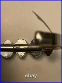 Verley Betone Navajo Sterling Silver Sonoran Gold Turquoise Bracelet 7signed