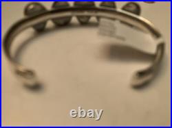 Verley Betone Navajo Sterling Silver Sonoran Gold Turquoise Bracelet 7signed