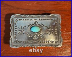Vintage Herbert Cayatineto Navajo Sterling Silver Trinket Jewelry Box Turquoise Vintage Herbert Cayatineto Navajo Sterling Silver Trinket Jewelry Box Turquoise