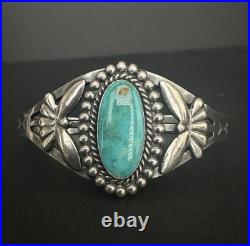 Vintage Maisels High Grade Turquoise Sterling Silver Cuff Bracelet 6-1/4 #224 Vintage Maisels High Grade Turquoise Sterling Silver Cuff Bracelet 6-1/4 #224