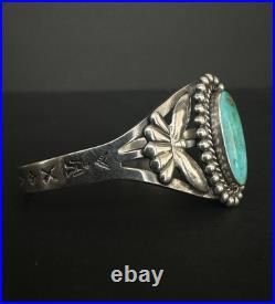 Vintage Maisels High Grade Turquoise Sterling Silver Cuff Bracelet 6-1/4 #224 Vintage Maisels High Grade Turquoise Sterling Silver Cuff Bracelet 6-1/4 #224