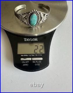 Vintage Maisels High Grade Turquoise Sterling Silver Cuff Bracelet 6-1/4 #224 Vintage Maisels High Grade Turquoise Sterling Silver Cuff Bracelet 6-1/4 #224