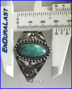 Vintage Maisels High Grade Turquoise Sterling Silver Cuff Bracelet 6-1/4 #224 Vintage Maisels High Grade Turquoise Sterling Silver Cuff Bracelet 6-1/4 #224