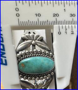 Vintage Maisels High Grade Turquoise Sterling Silver Cuff Bracelet 6-1/4 #224 Vintage Maisels High Grade Turquoise Sterling Silver Cuff Bracelet 6-1/4 #224