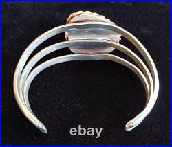 Vintage Navajo Native American 925 Sterling Silver Turquoise Cuff Bracelet BEAUT Vintage Navajo Native American 925 Sterling Silver Turquoise Cuff Bracelet BEAUT